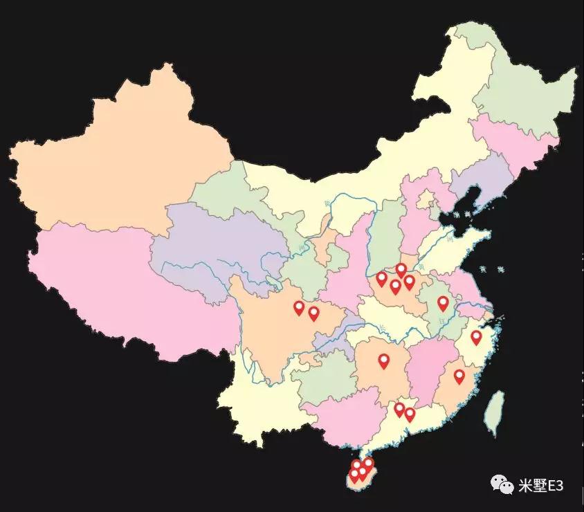 移动别墅分布地